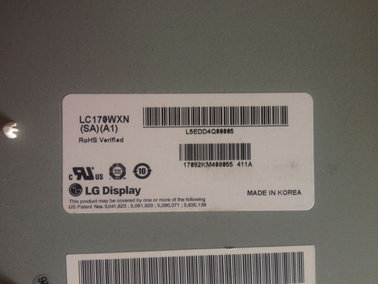 1366x768 350cd/M2 RGB Tft Ekran 17.0" LC170WXN-SAA1 89/89/89/89 (Min.)