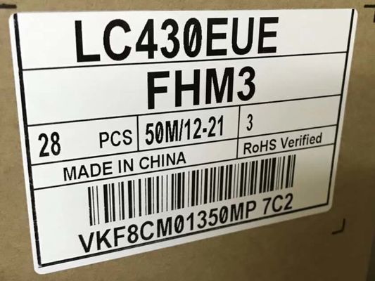 43in 51PPI Kare Tft Ekran 1920×1080 300cd/M2 LC430EUE-FHM3 89/89/89/89 (Tip.)