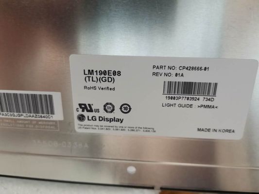 LM190E08-TLGD LG Ekran 19.0&quot; 1280(RGB)×1024 300 cd/m² ENDÜSTRİYEL LCD EKRAN