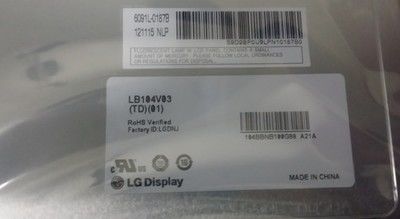 LB104V03-A1 LG. LCD 10.4" 640 ((RGB) × 480 400 cd/m2 SİYASATLIK LCD TESKİR