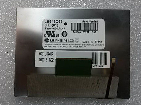 LB040Q03-TD01 LG. LCD 4.0" 320 ((RGB) × 240 200 cd/m2 endüstriyel LCD ekran