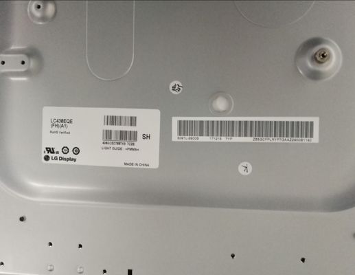3840×2160 103PPI WLED TFT Ekranı 350cd/m2 LC430EQE-FHA1 43"89/89/89/89 (Tip.)