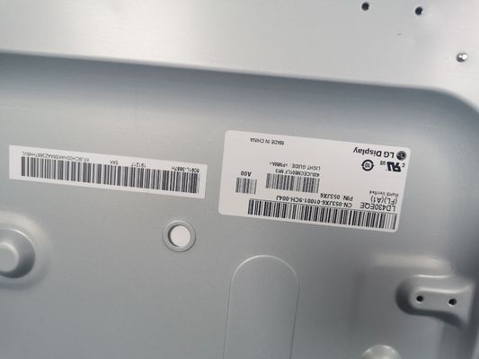 103PPI 43" 3840×2160 Kare LCD Panel 400cd/m2 LD430EQE-FLA1 89/89/89/89 (Tip.)