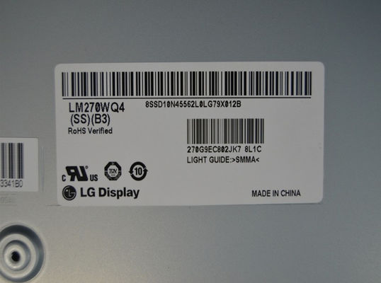 LM270WQ4-SSB3 LG Ekran 27,0&quot; 2560(RGB)×1440 350 cd/m² ENDÜSTRİYEL LCD EKRAN