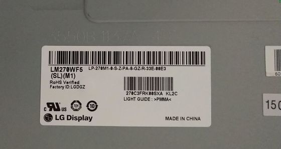 LM270WF5-SLM4 LG Ekran 27,0" 1920(RGB)×1080 250 cd/m² ENDÜSTRİYEL LCD EKRAN