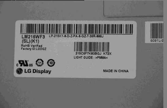 102PPI Endüstriyel LCD Panel 250cd/m2 LM215WF3-SLK1 1920×1080 WLED