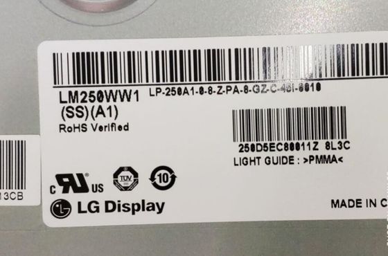 111PPI RGB 250cd/M2 TFT LCD Panel 25,0" 2560×1080 LM250WW1-SSA1