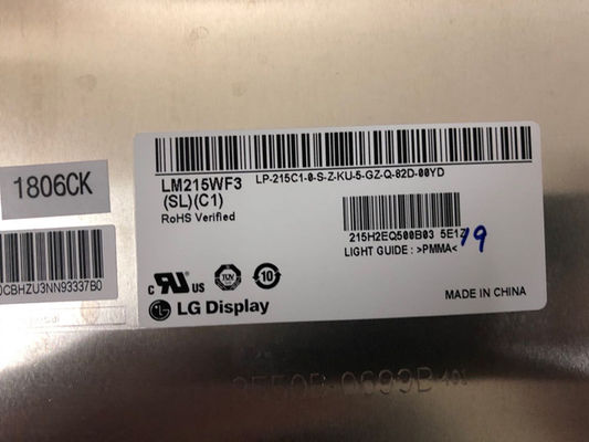 LCM 102PPI NTSC Endüstriyel Lcd Ekran 1920×1080 250cd/m2 LM215WF3-SLC1